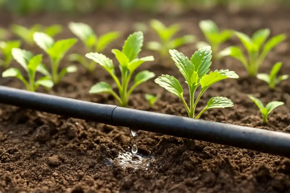 Irrigação por gotejamento: economia de água para pequenas propriedades