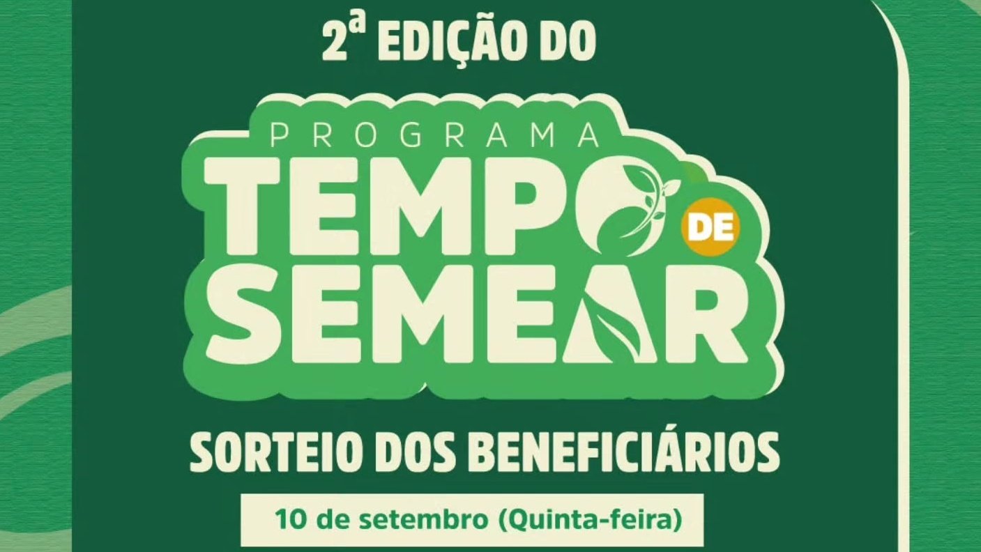 Sagrima realiza sorteio da 2ª edição do Tempo de Semear nesta quinta-feira, durante a Expoema 2026