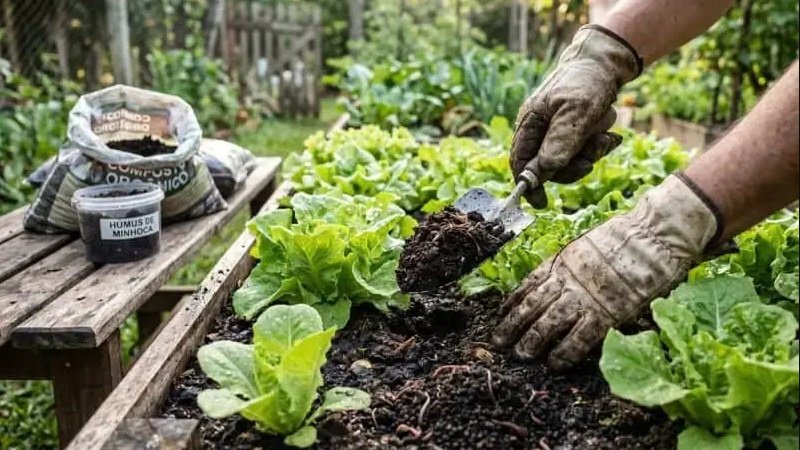 Adubo feito a partir de larvas no Maranhão dá resultado em hortas da agricultura familiar