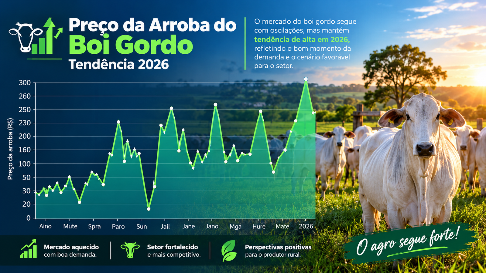 Boi gordo fecha a semana com preços estáveis; frigoríficos adotam cautela antes do feriado