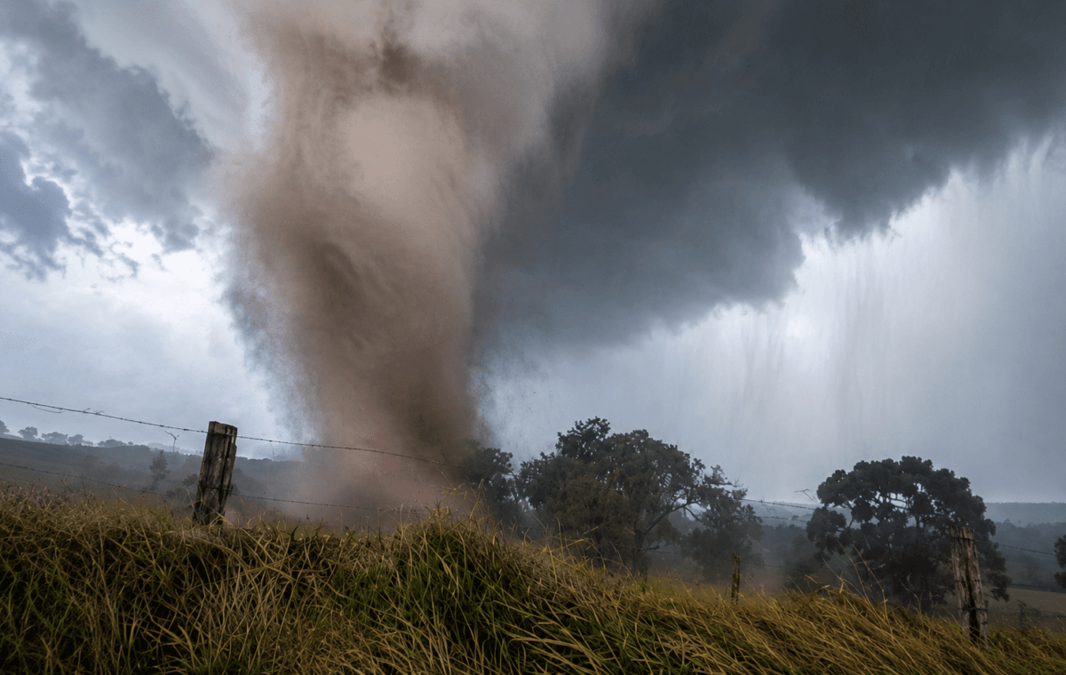 Pesquisadores da UEPG catalogam 756 tornados no Brasil e alertam para riscos no campo