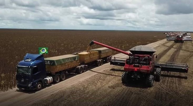 Frete agrícola recua em agosto, mas segue acima de 2025; Maranhão registra queda